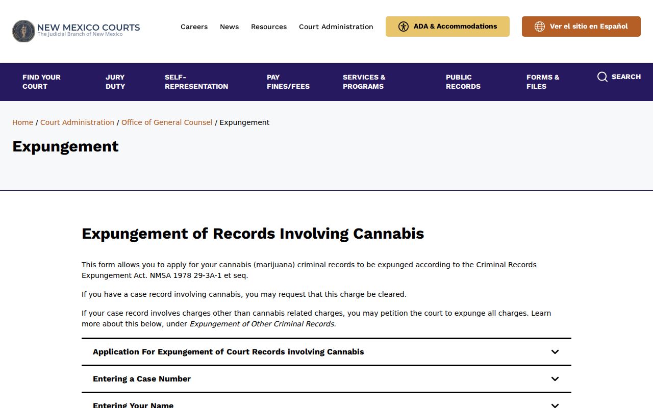 Hidalgo County criminal docket expungement request form