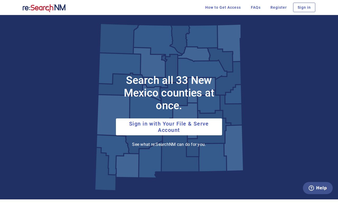 Hidalgo County traffic court records re:SearchNM registered access login